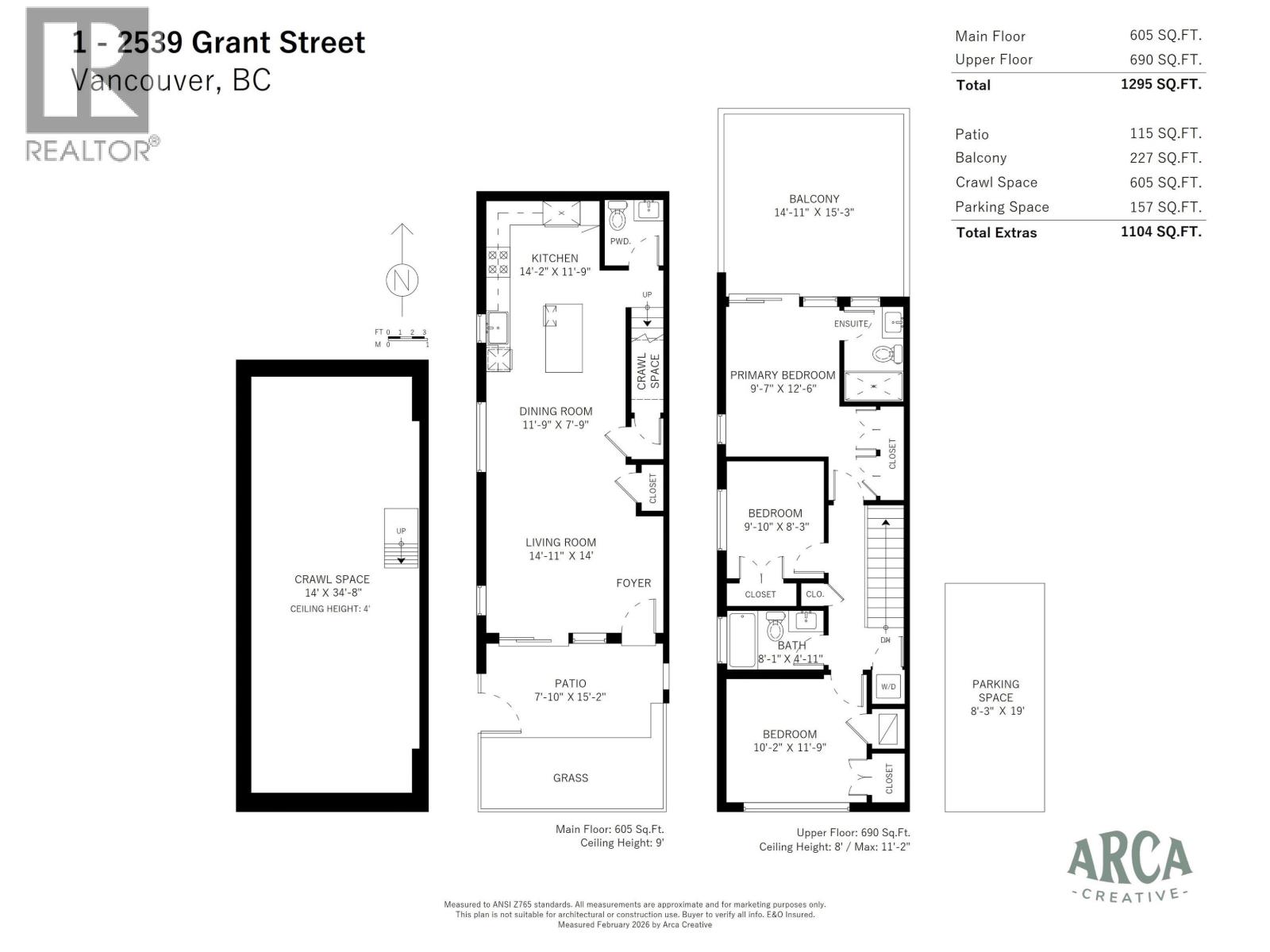 1 2539 GRANT STREET, Vancouver