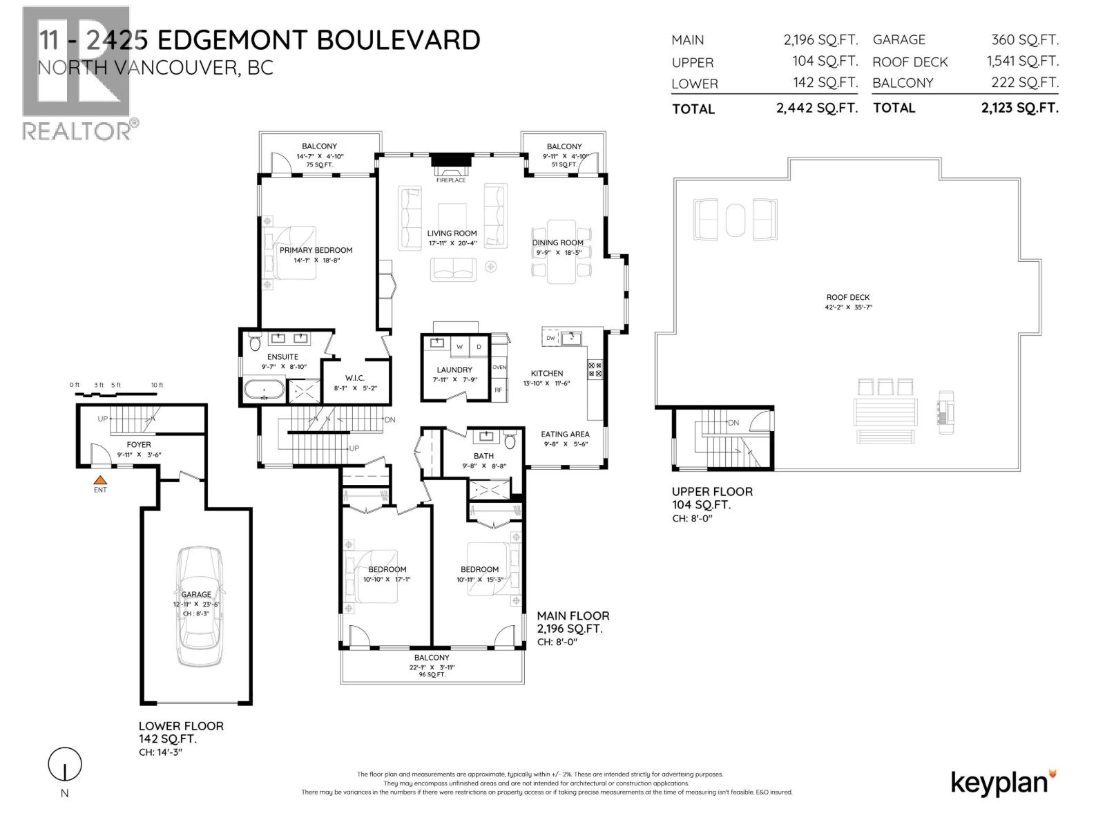 11 2425 EDGEMONT BOULEVARD, North Vancouver