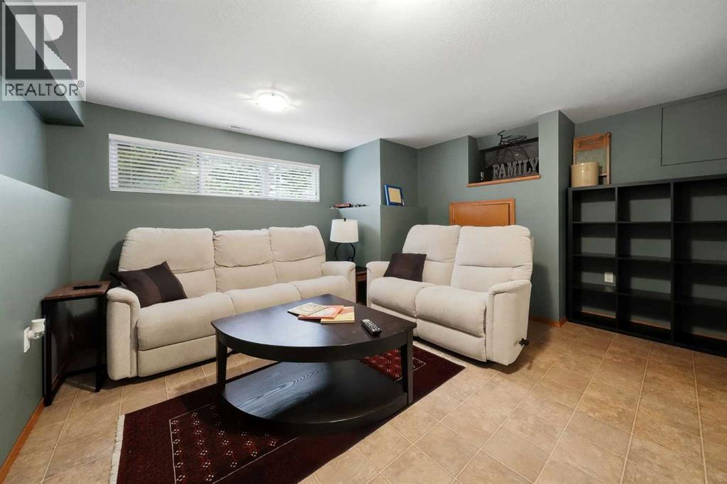 Downstairs den