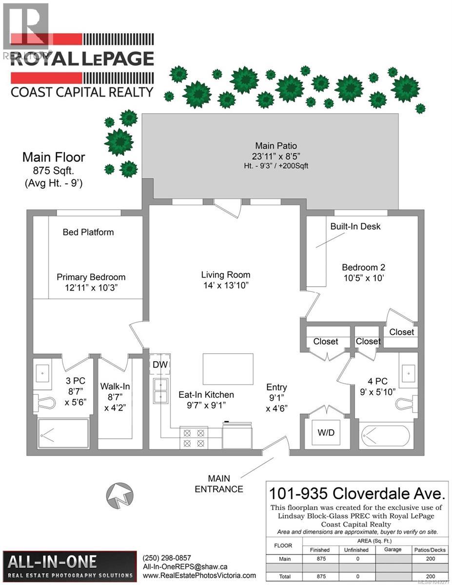 101 935 Cloverdale Avenue, Saanich
