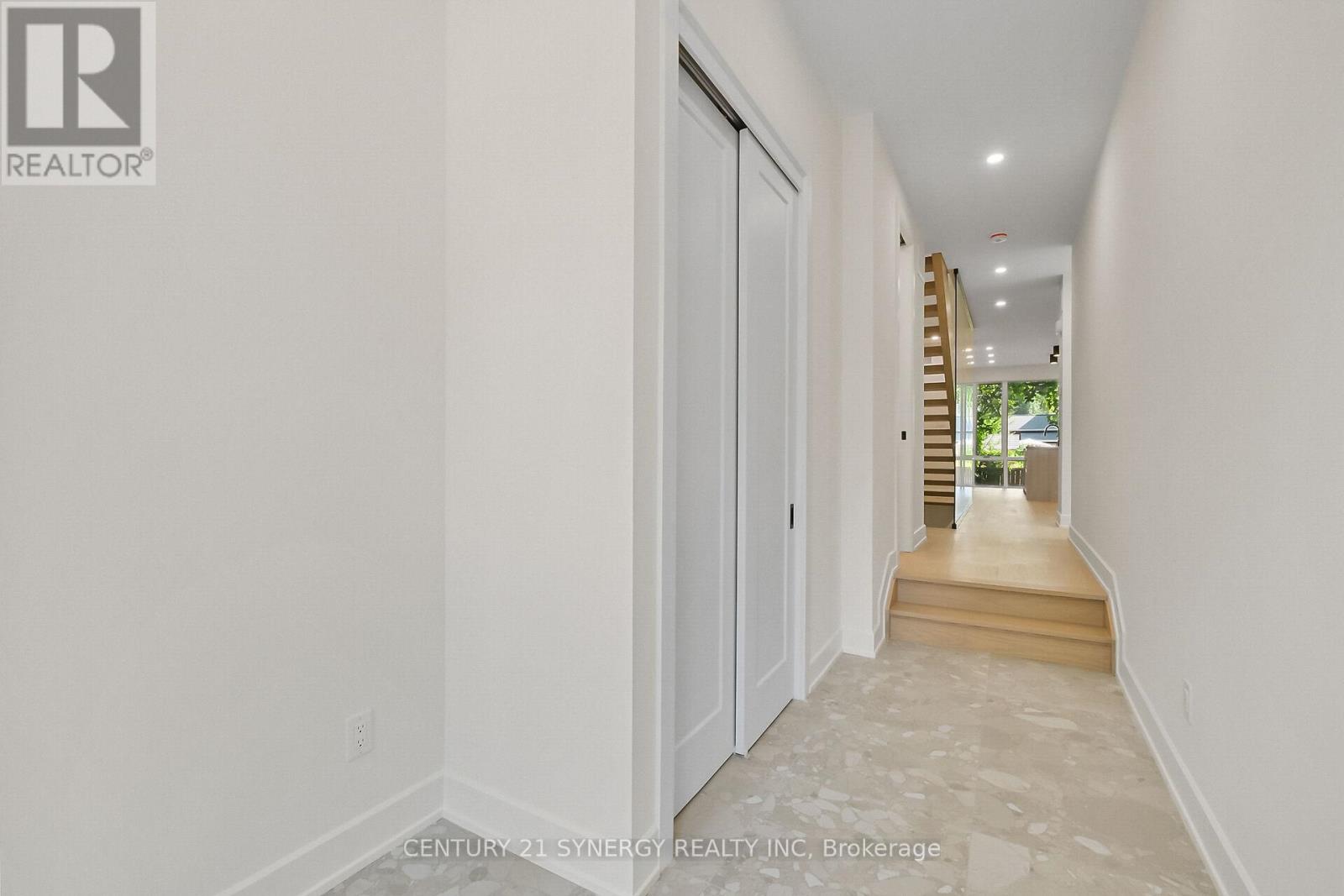 Large entry closet