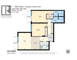 1402 1995 Beach Avenue, Vancouver, BC V6G2Y3 Photo 30