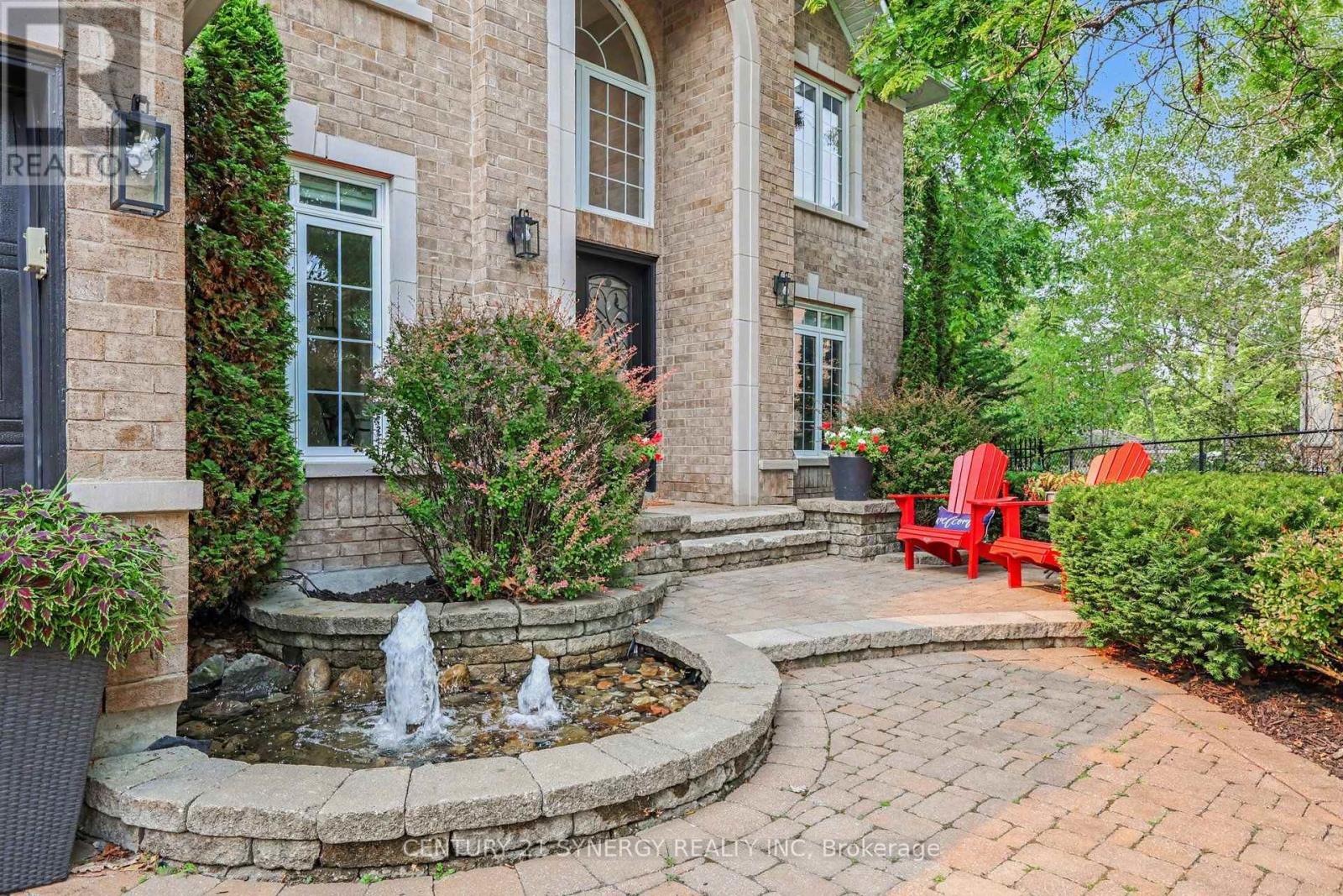 Water Feature at Front
