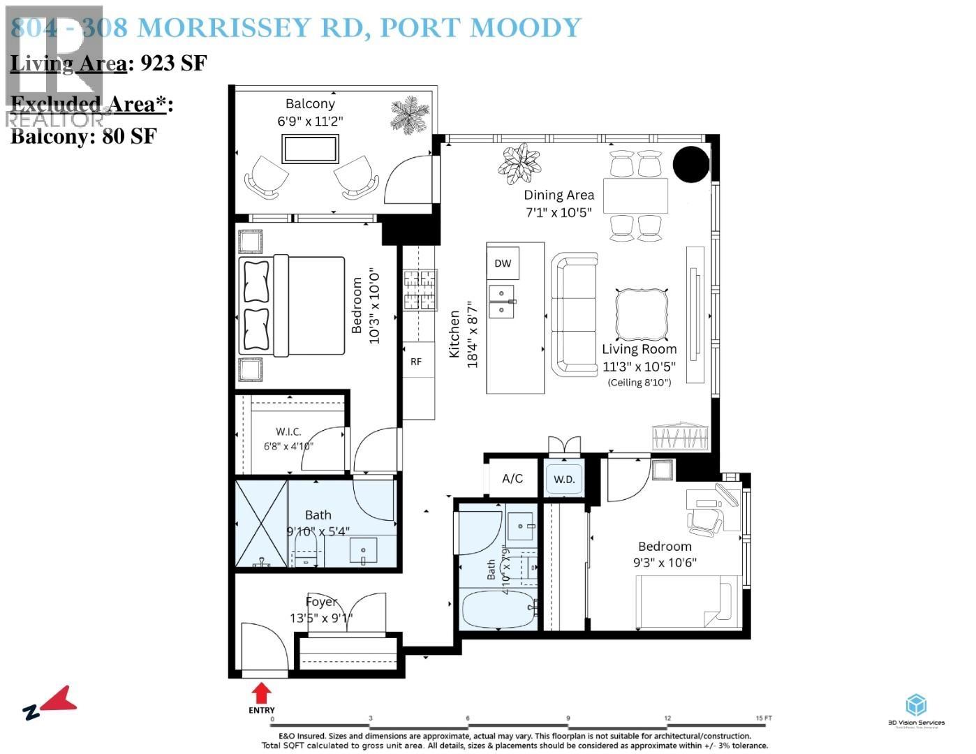 804 308 MORRISSEY ROAD, Port Moody — photo 2