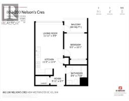802 200 Nelson's Crescent, New Westminster, BC V3L0H4 Photo 31
