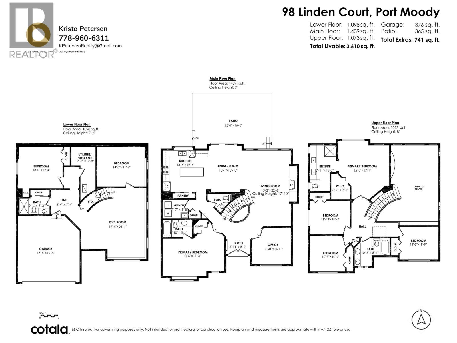 98 LINDEN COURT, Port Moody