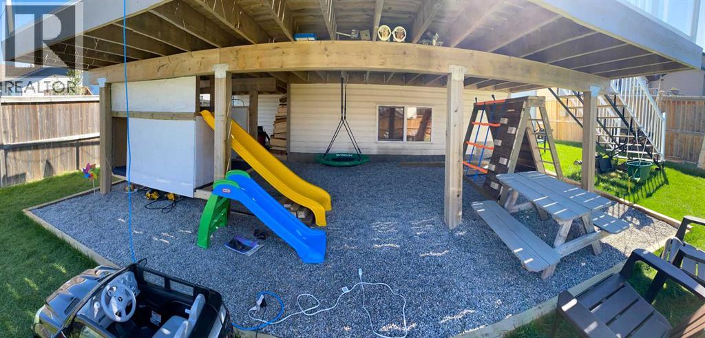 Under deck play space/ storage