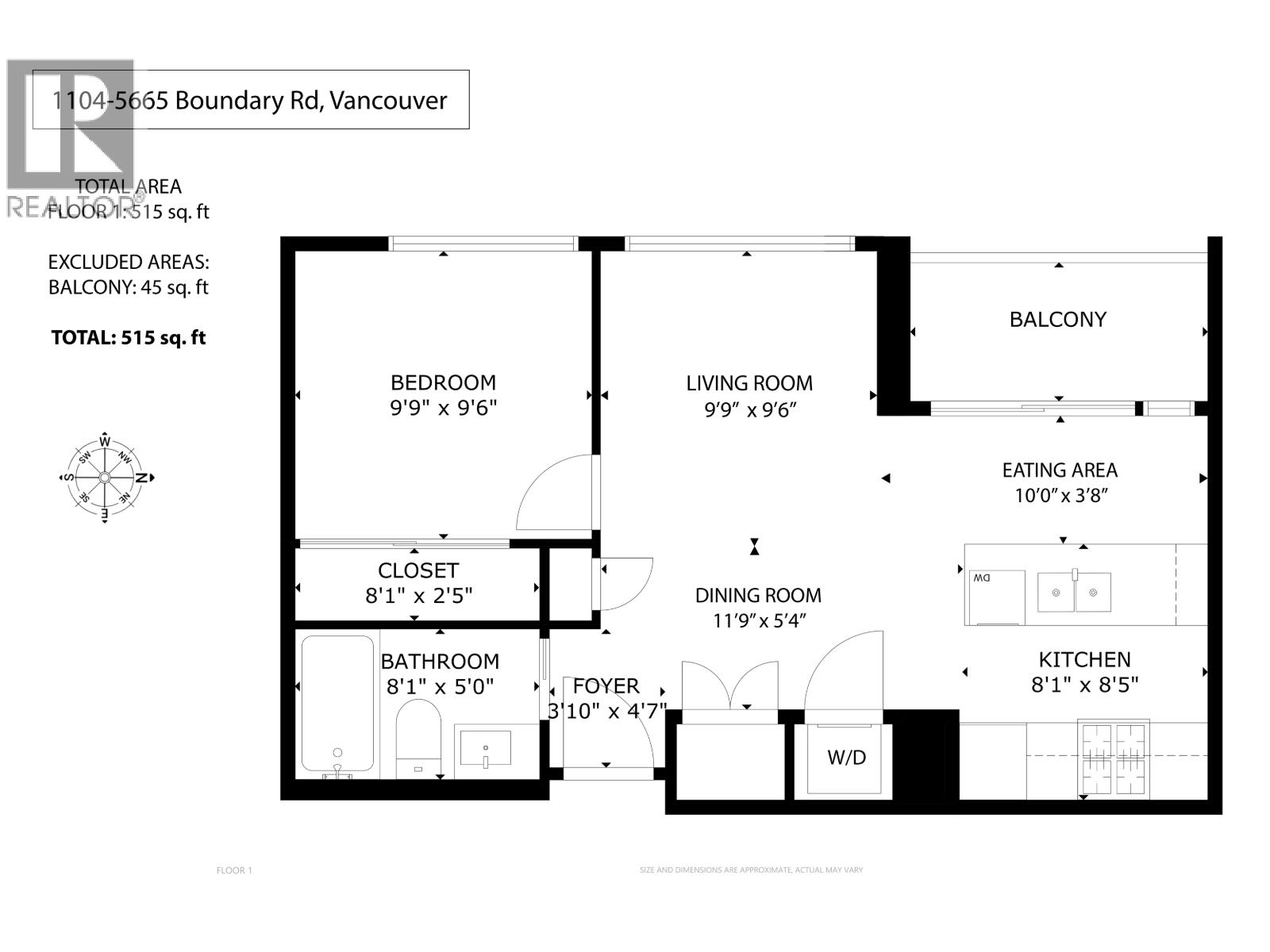 1104 5665 BOUNDARY ROAD, Vancouver