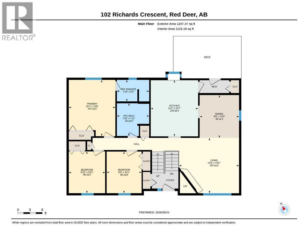 Main level layout