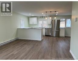 Open living room to kitchen