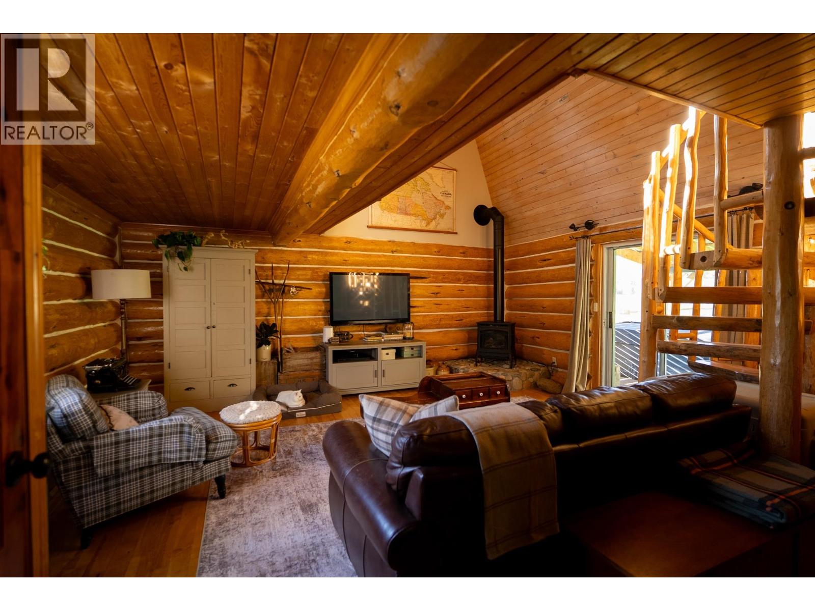 Backyard of 5980 SALMON VALLEY ROAD · Prince George, BC