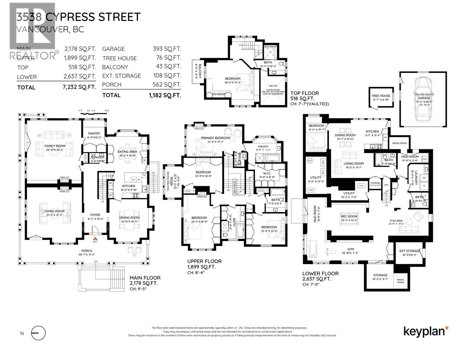 6 Bed, 7 Bath House for Sale in Vancouver – 3538 CYPRESS STREET, Vancouver – MLS# R3166765 - Image 39