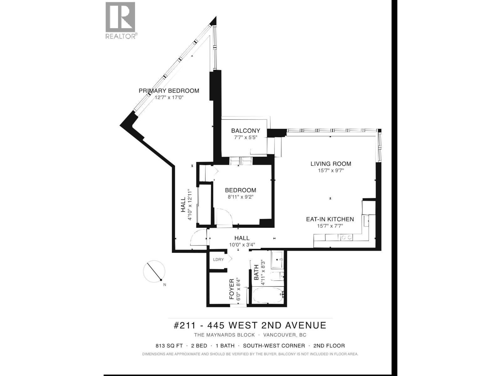2 Bed, 1 Bath Apartment for Sale in Vancouver – 211 445 W 2ND AVENUE, Vancouver – MLS# R3166708 - Image 39