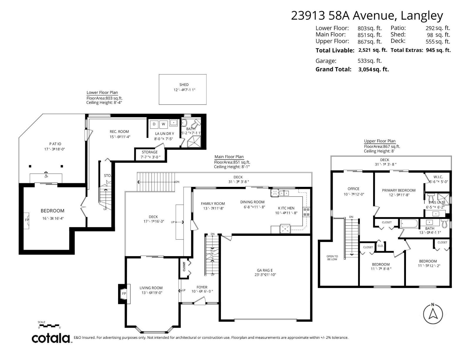 4 Bed, 3 Bath House for Sale in Langley – 23913 58A AVENUE, Langley – MLS# R3166716 - Image 36
