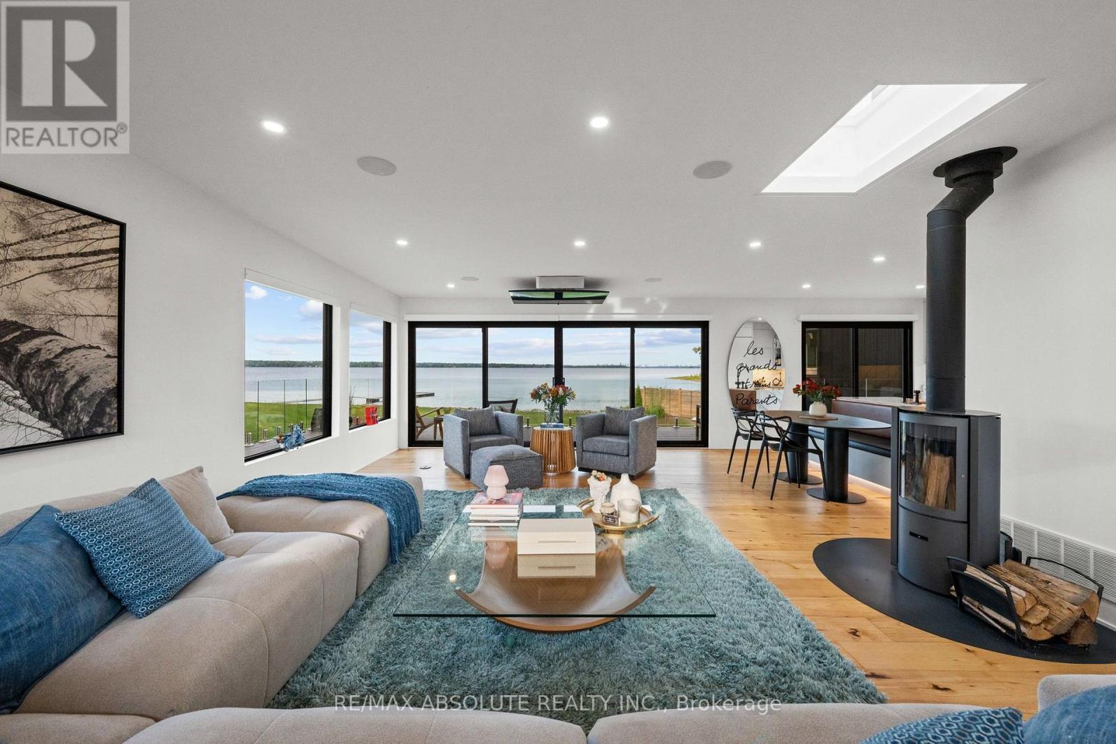 Open-Concept Living with River Views