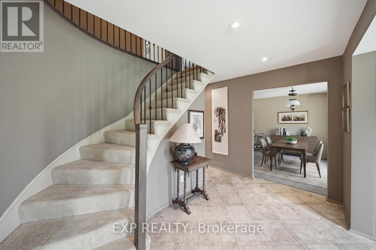 Beautiful curved staircase