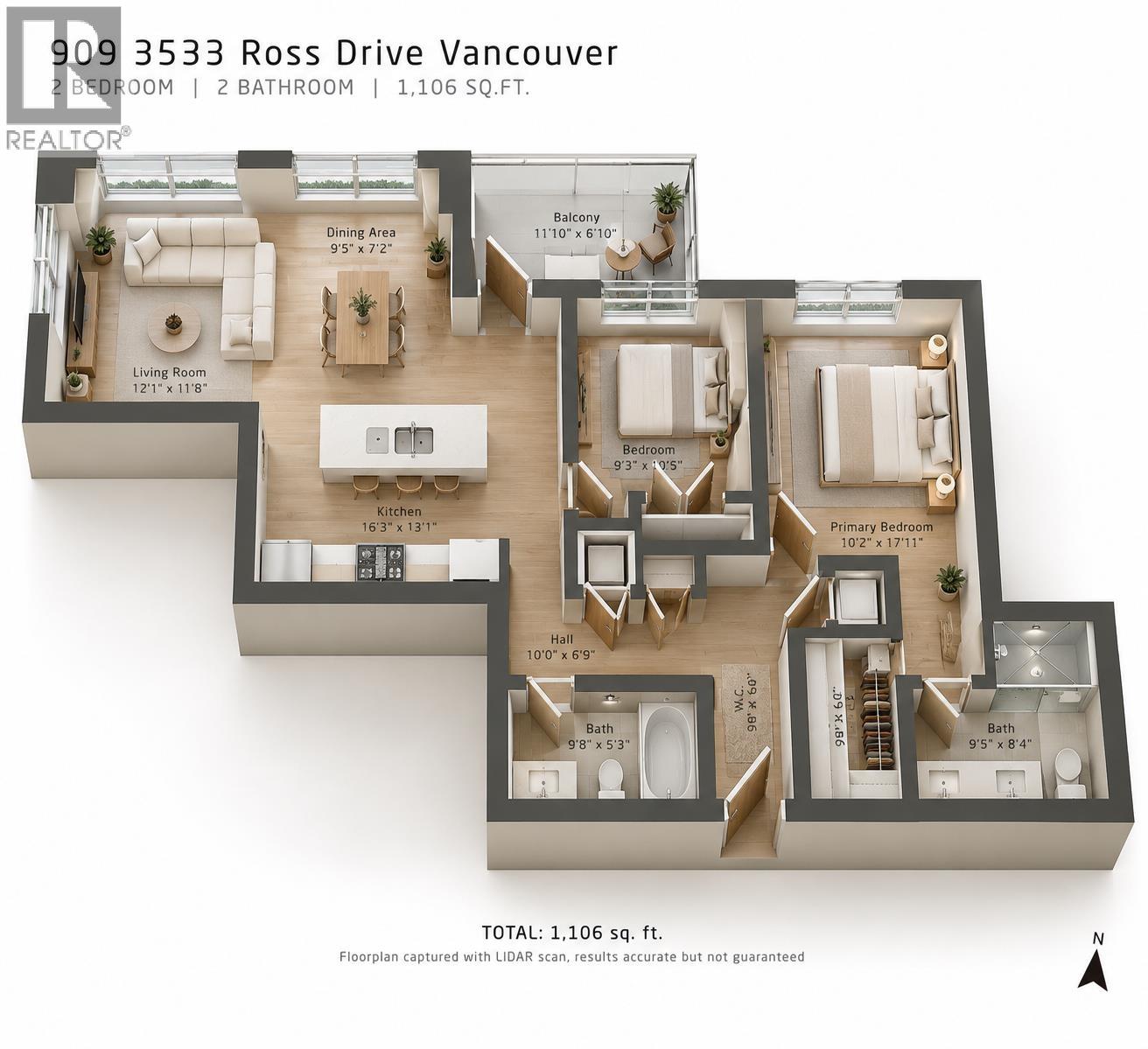 909 3533 ROSS DRIVE, Vancouver