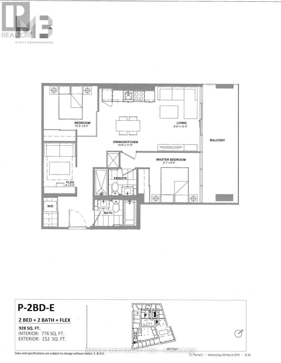 603 - 448 BURNHAMTHORPE ROAD, Mississauga (City Centre)