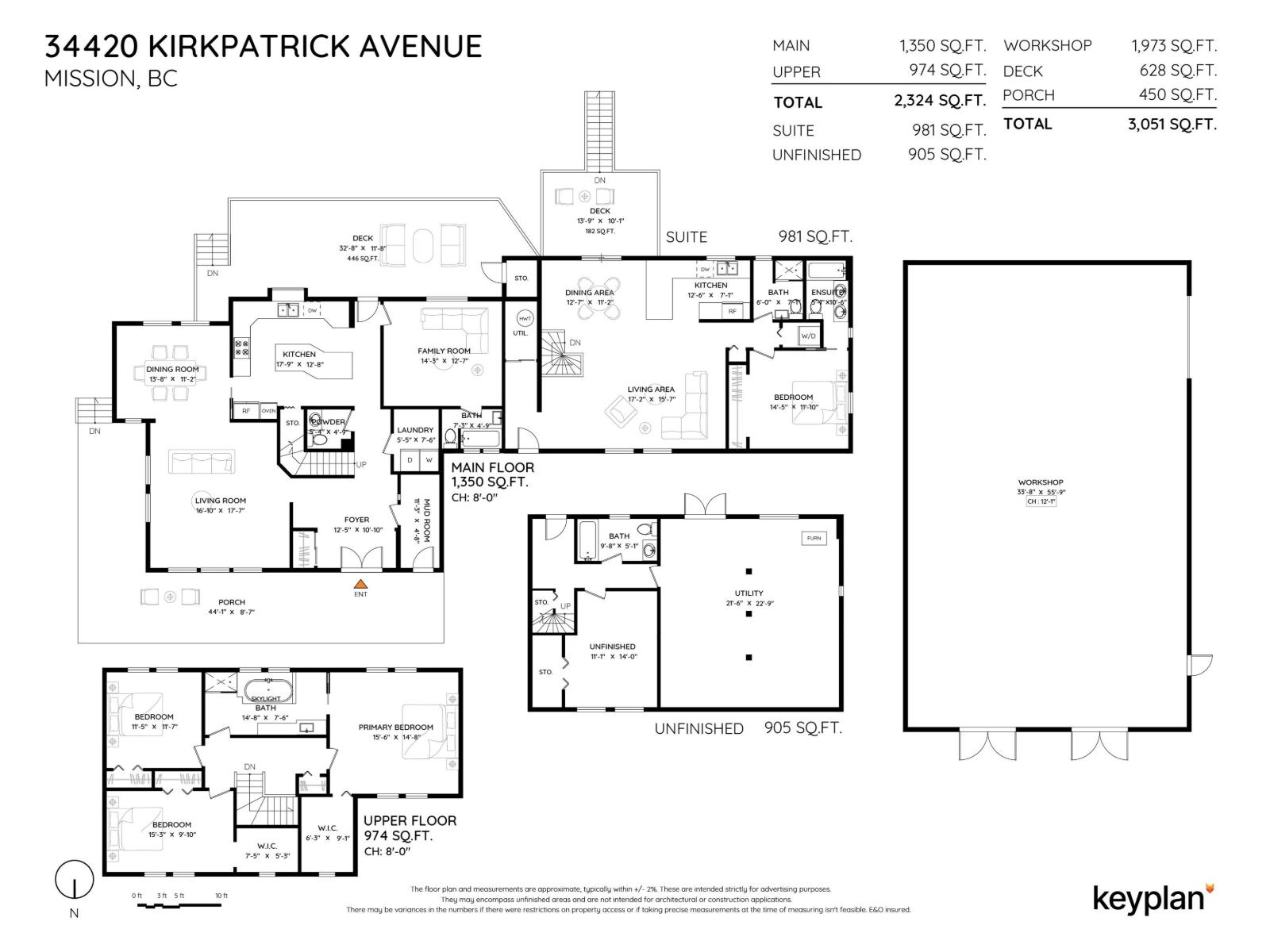 5 Bed, 5 Bath House for Sale in Mission – 34420 KIRKPATRICK AVENUE, Mission – MLS# R3167458 - Image 38