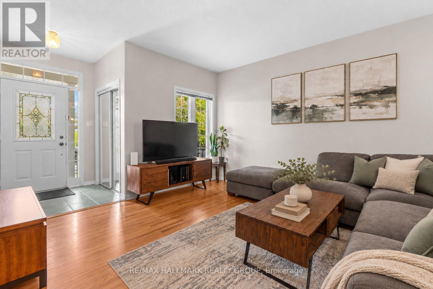 Main living room with hardwood floors