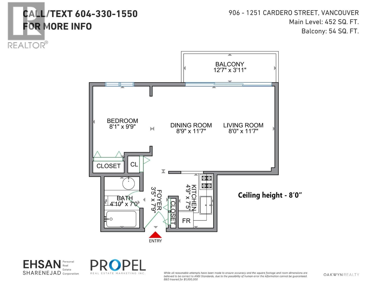 906 1251 CARDERO STREET, Vancouver