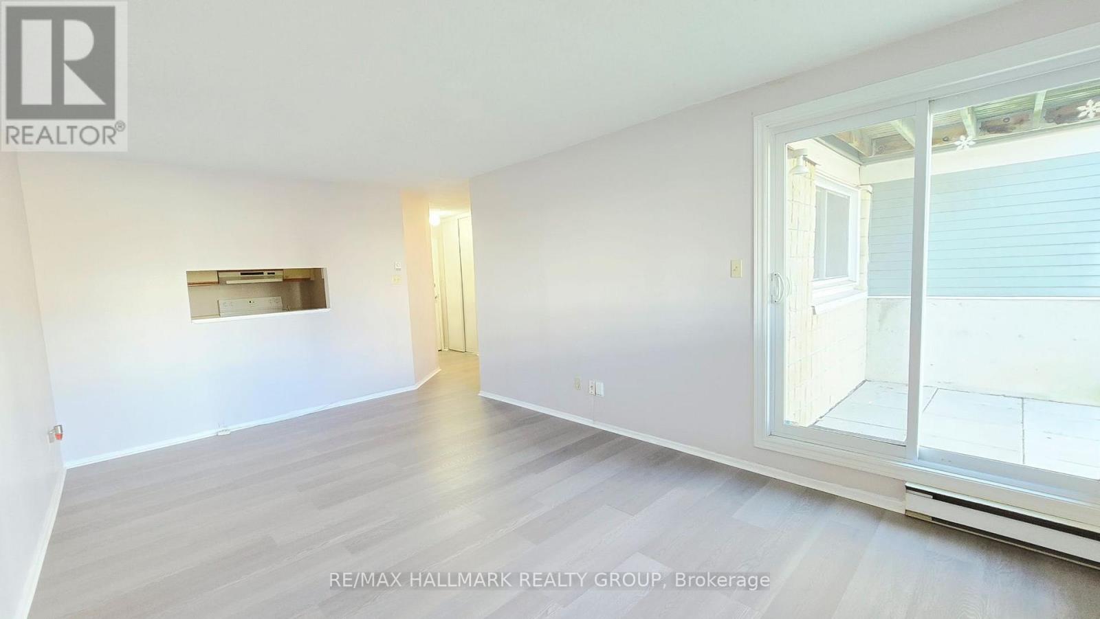 Patio door to exclusive covered patio