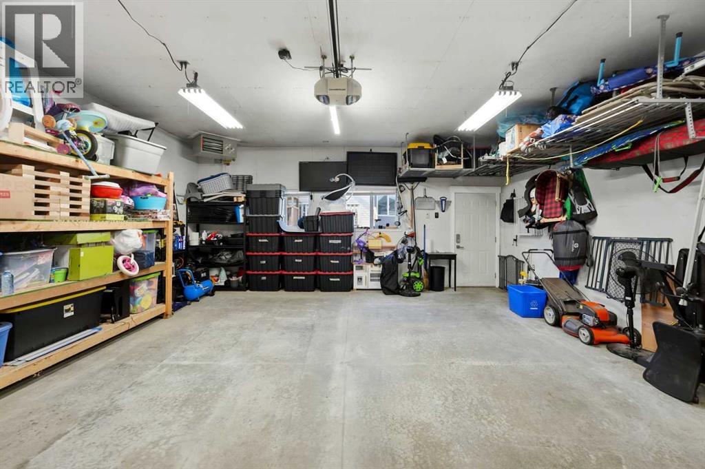 Detached heated double garage