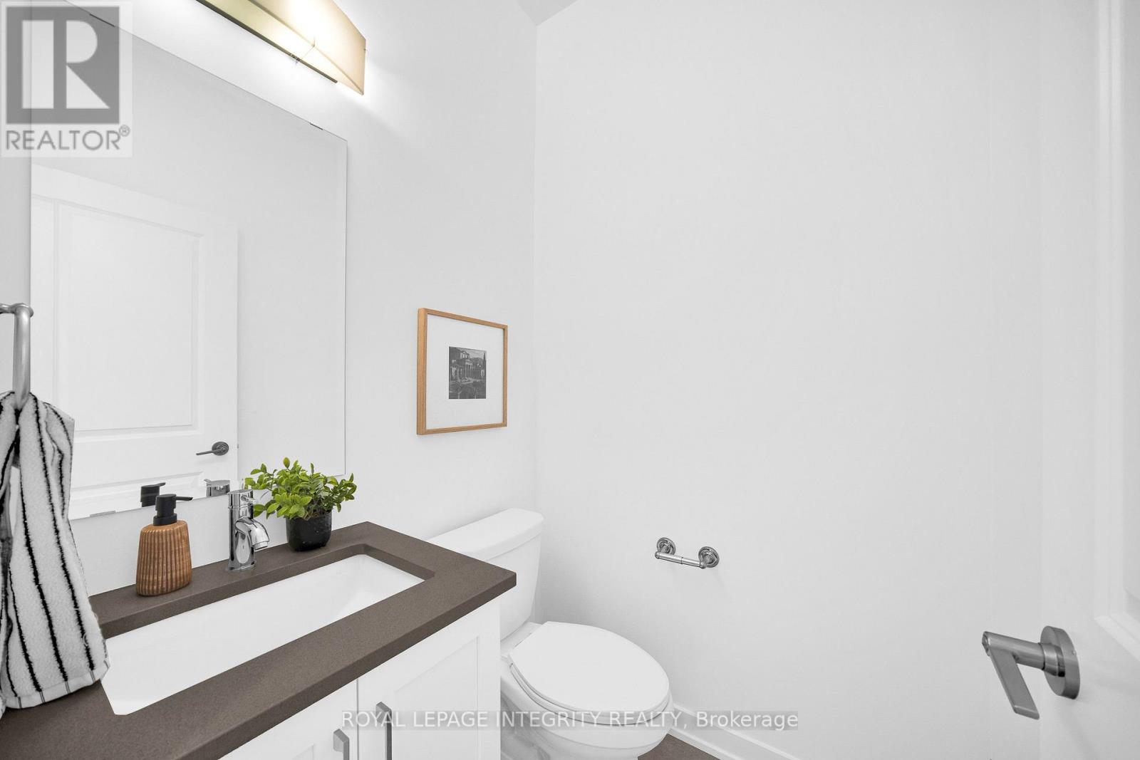 Main-floor powder room