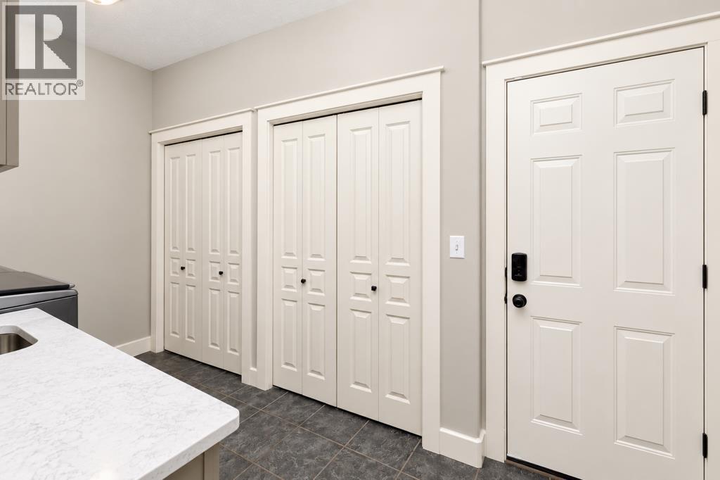 Loads of storage space in the laundry room