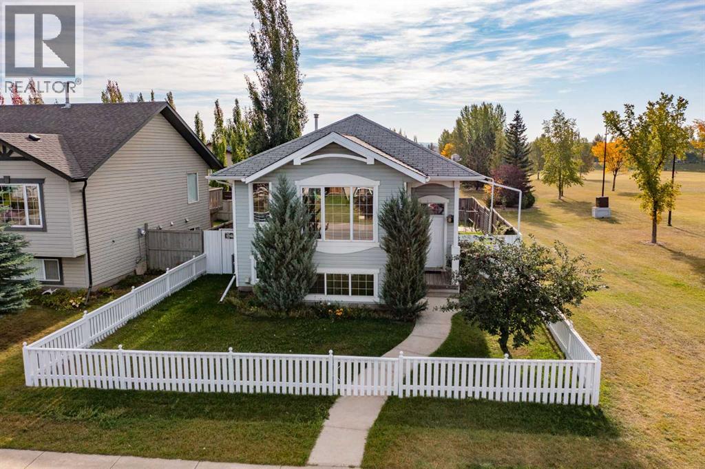 Yard is fully fenced, front and back