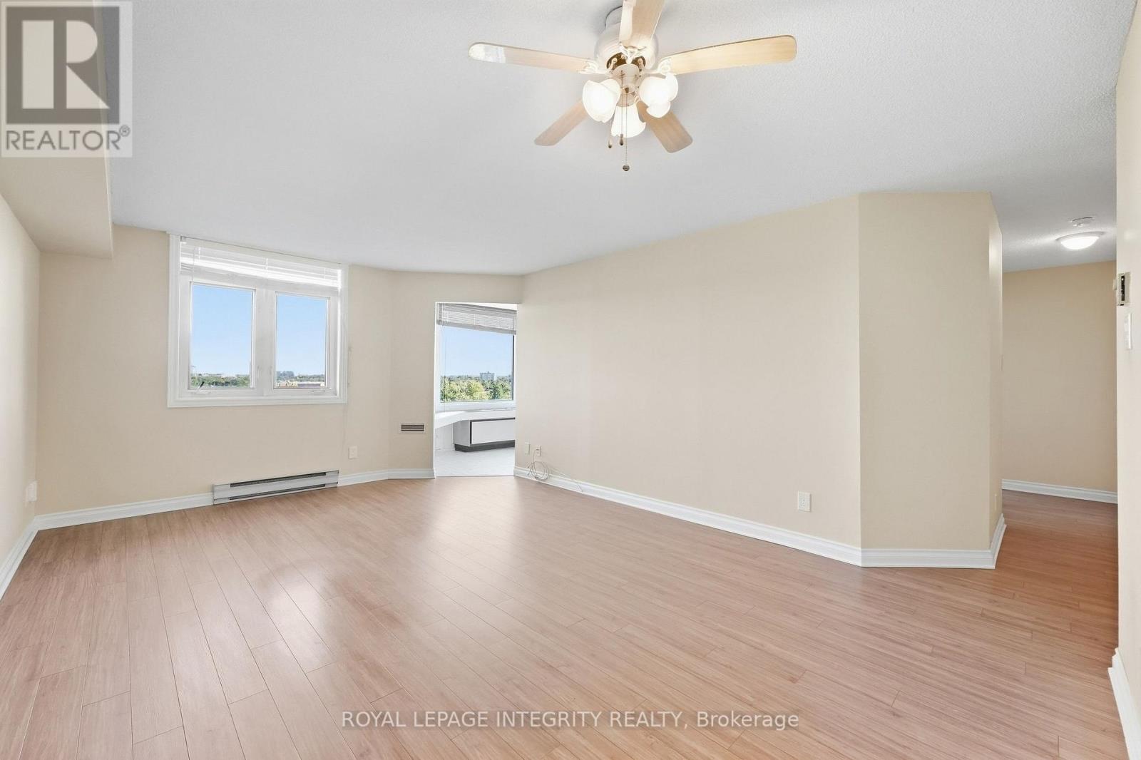 Dining room and living room combination space.