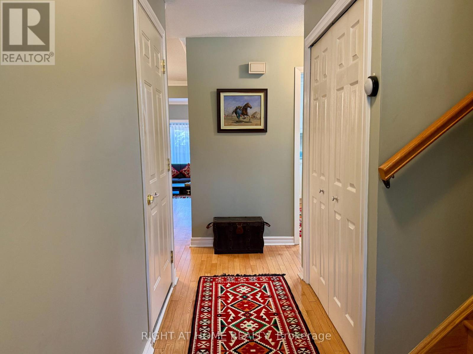 Hardwood throughout the main level