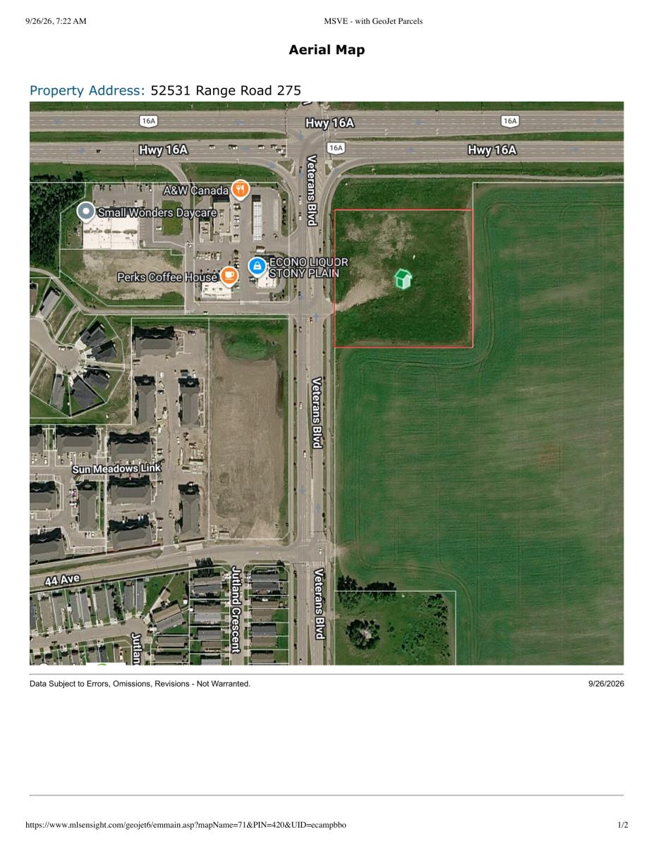 Stony Plain, Alberta, T7Z0K1