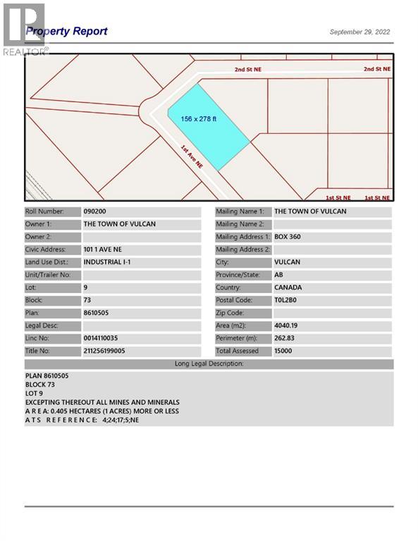101 1 Avenue NE, Vulcan, Alberta, T0L2B0