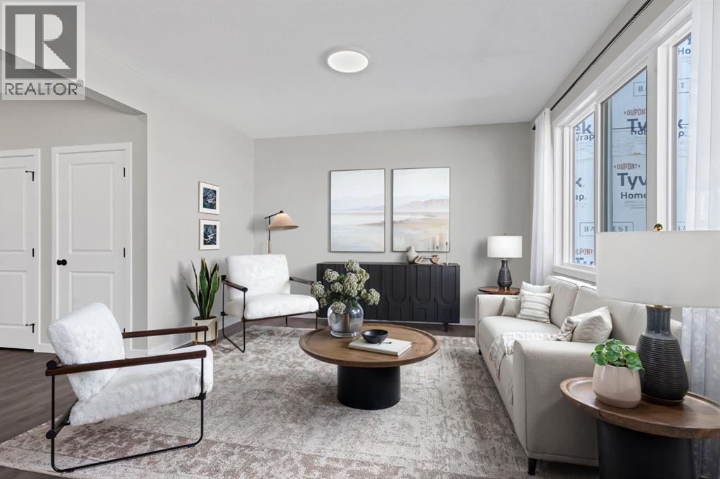Large bright living room
