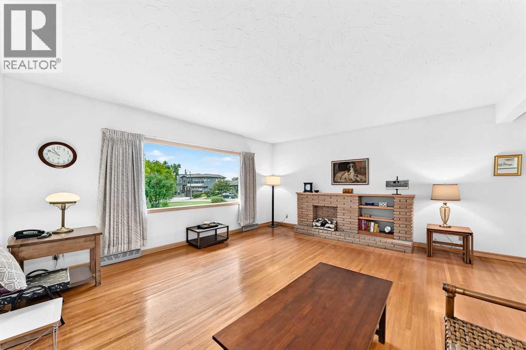 Living room with beautiful hardwood floors