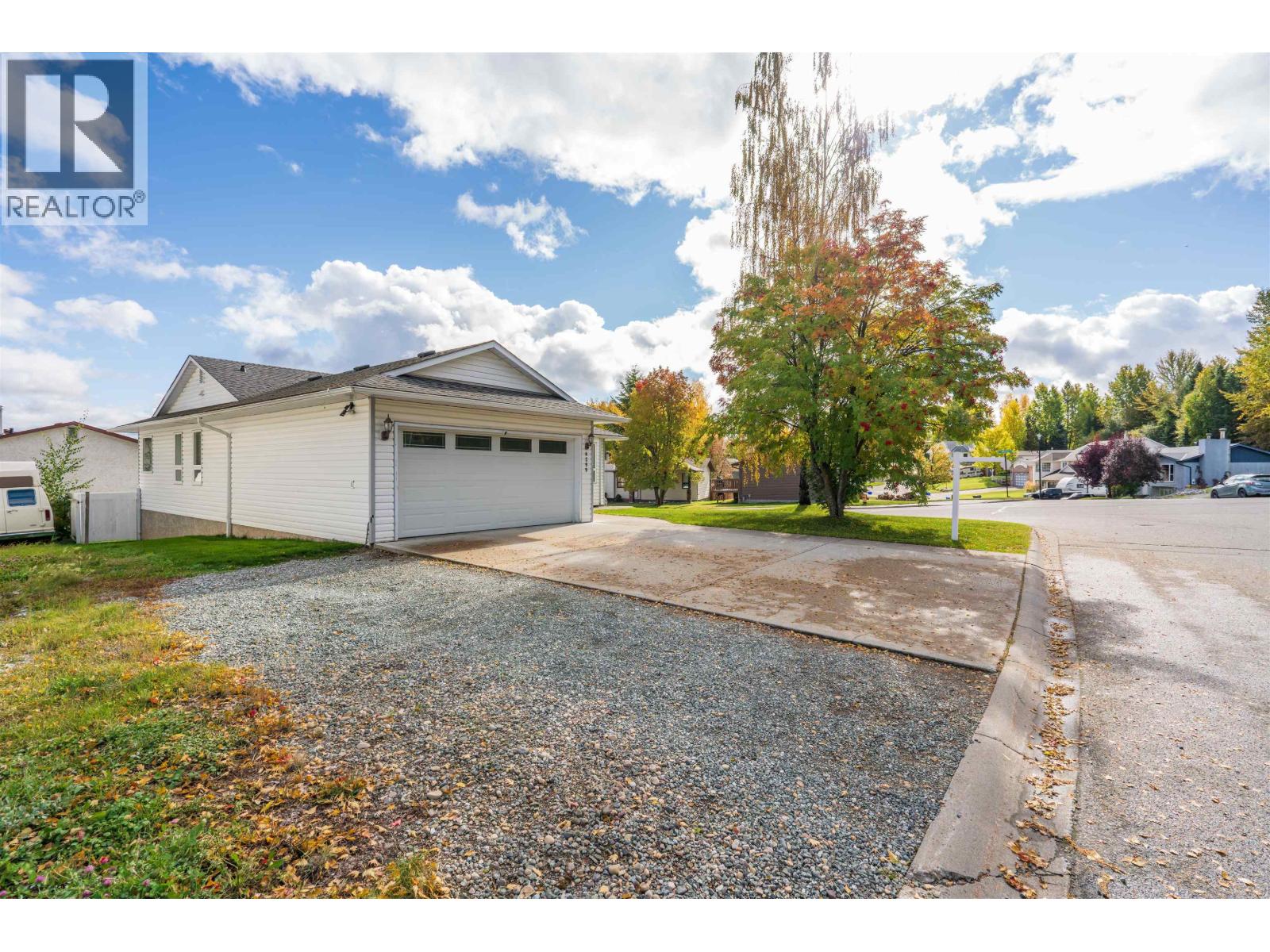 Backyard of 8299 ST. JOHN CRESCENT · Prince George, BC