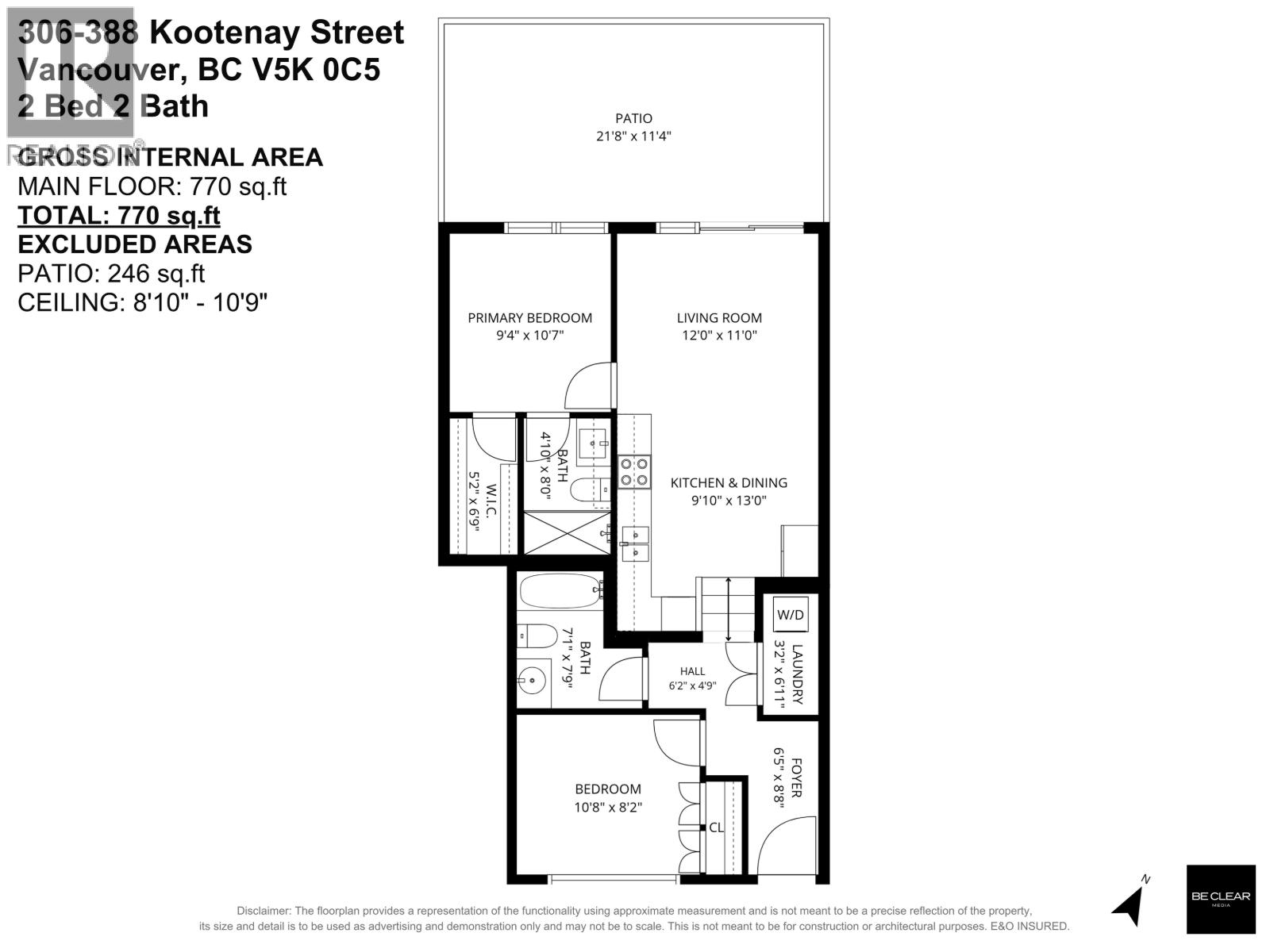 Unit 306 · 2 bd