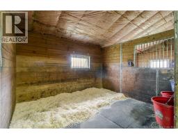 Extra large stall with rubber matting
