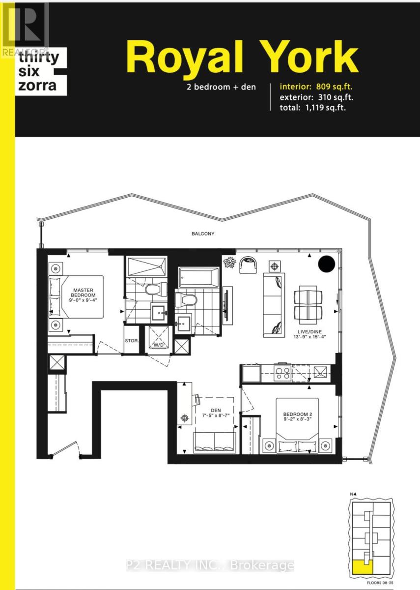 #2709 36 ZORRA STREET - 2