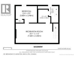 Primary Bedroom - 221 Broadway Street, Moncton, NB E1A3Y5 Photo 6
