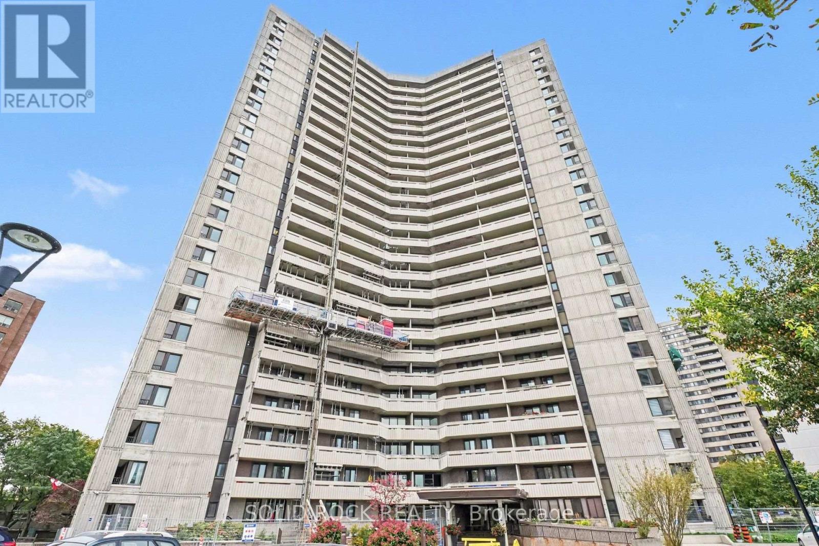 Front of building