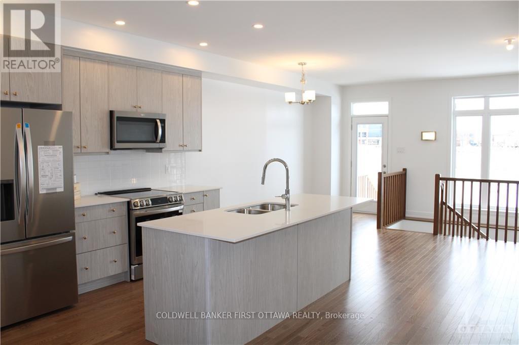 Kitchen with stainless appliances