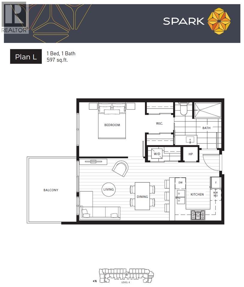 Unit 427 · 1 bd