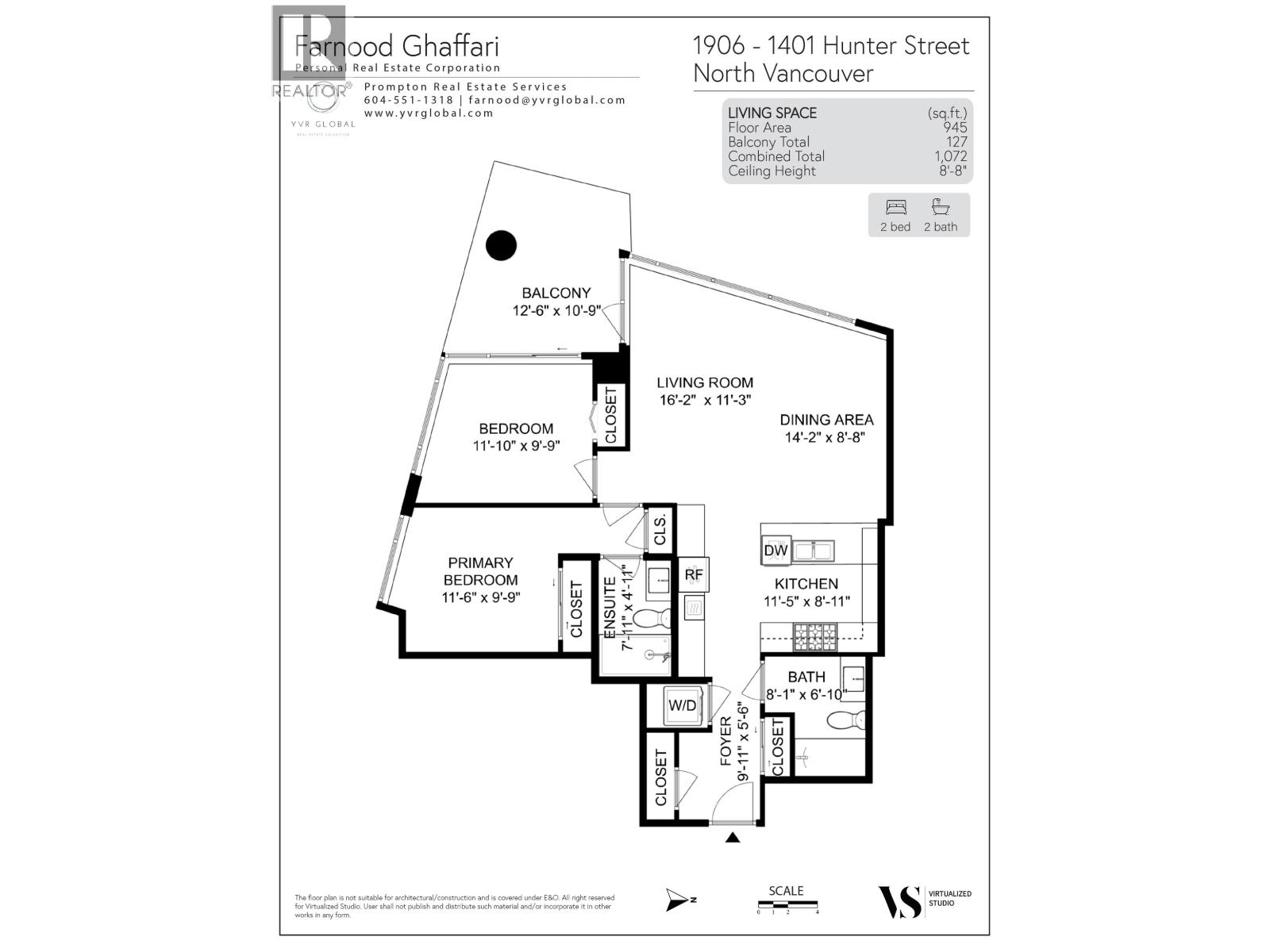 Unit 1906 · 2 bd