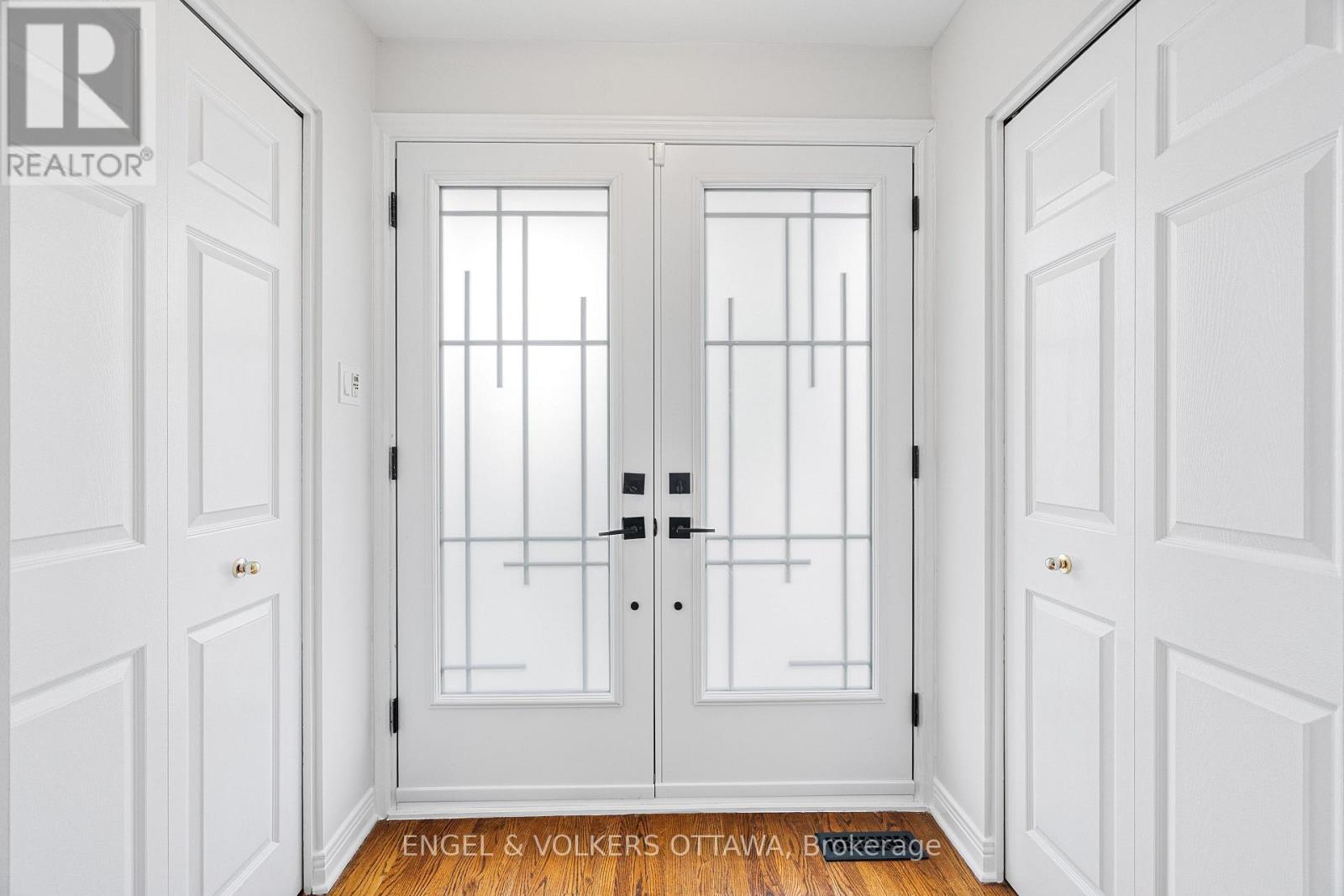 Double Closets in Foyer