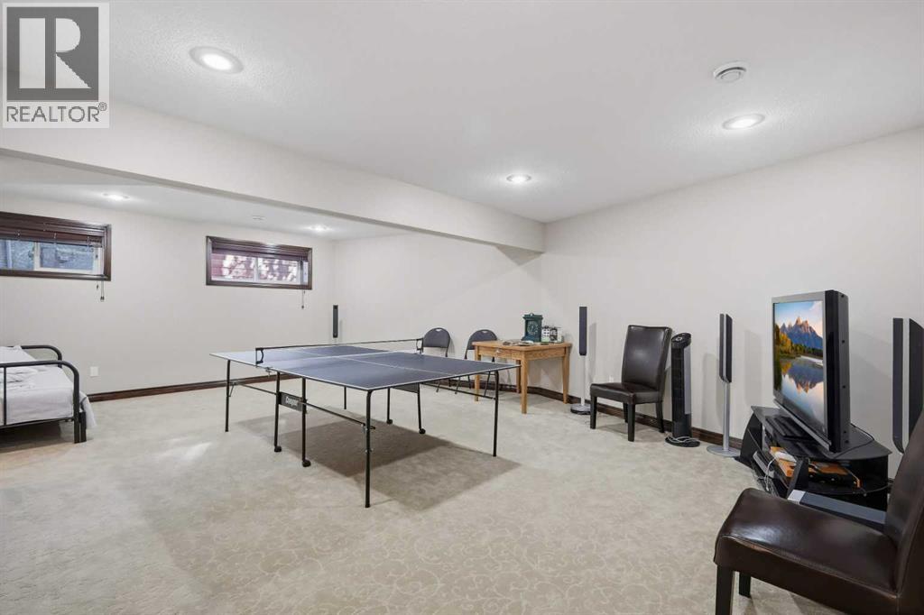 Another view of the rec room shows the TV area and just how much space there is to spread out and relax