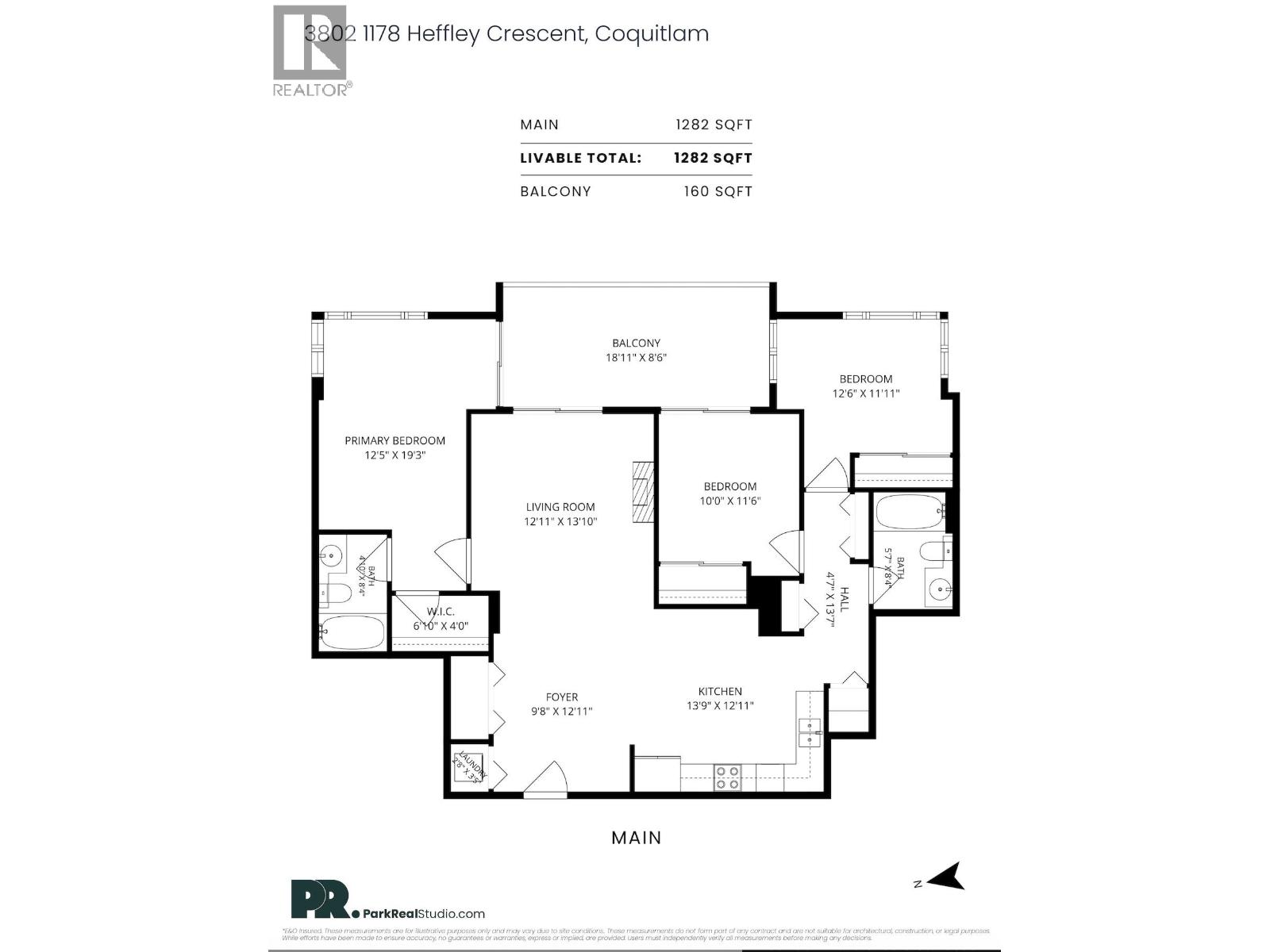 Unit 3802 · 3 bd