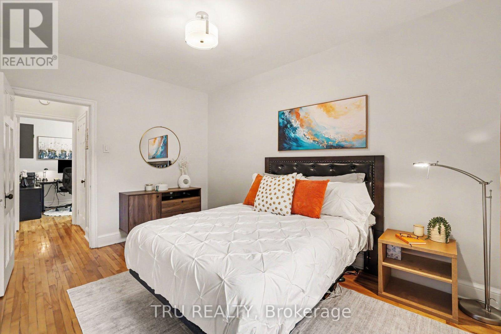 Spacious bright master bedroom