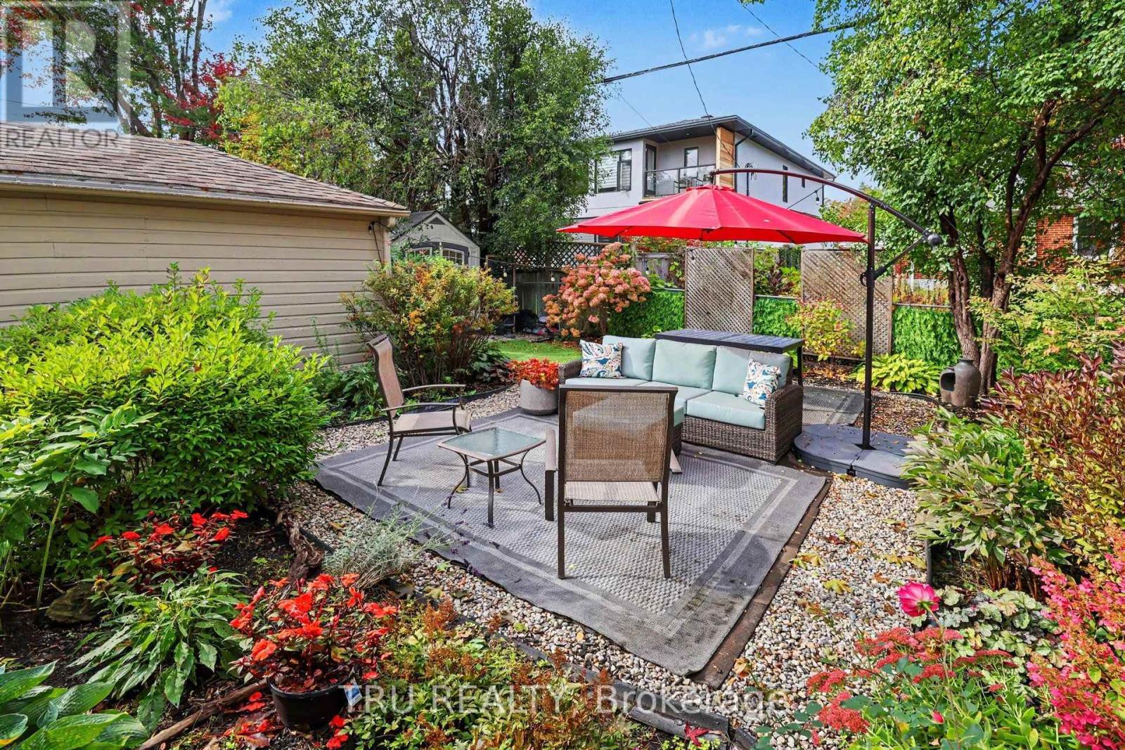 Unwind in the private backyard oasis